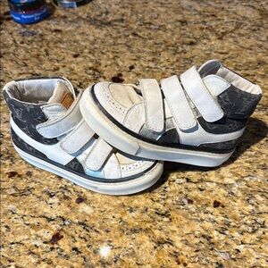 Louis Vuitton Kids White and Black Sneakers